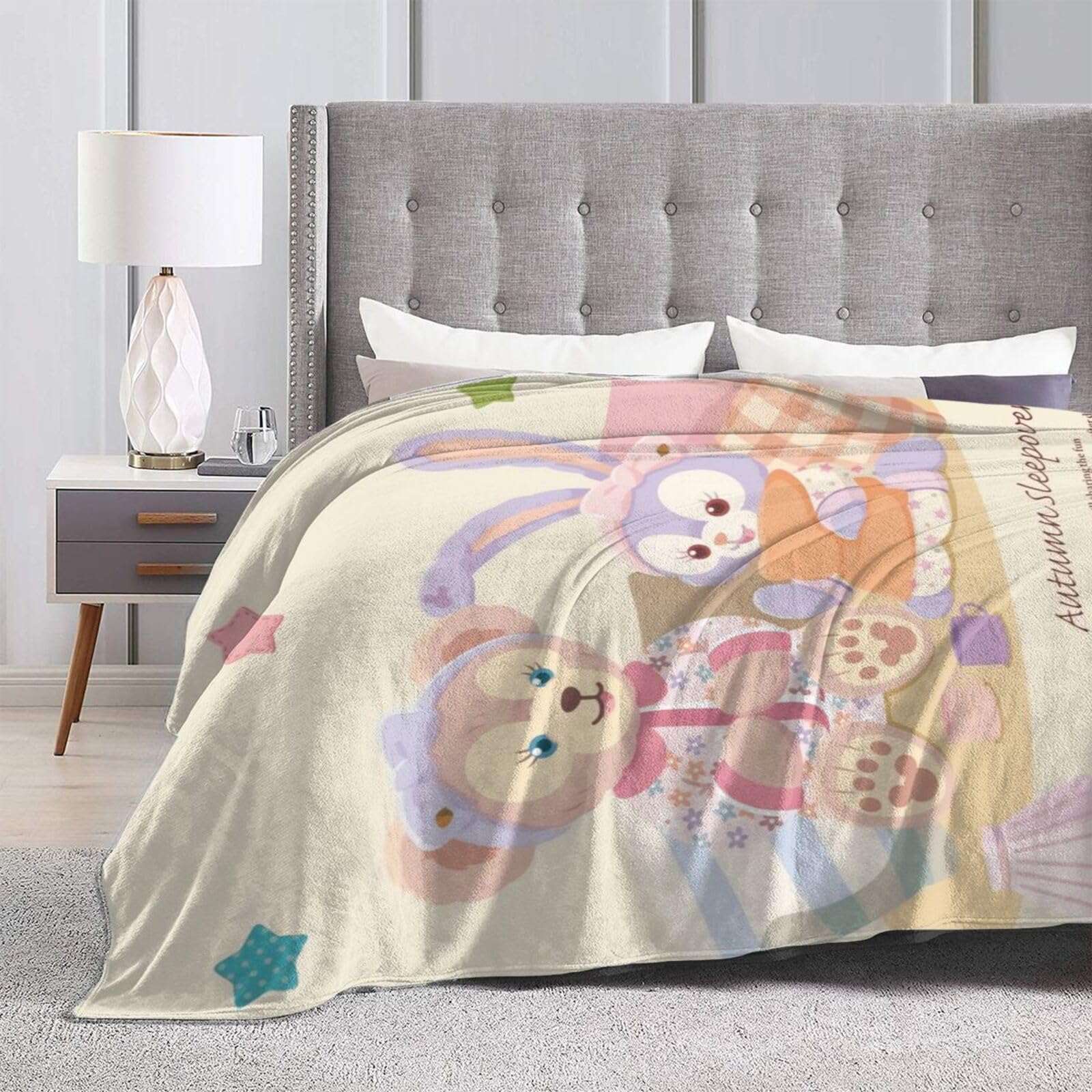 Amazon｜毛布 ダッフィーフレンズ (2) アニメ 軽量 ブランケット